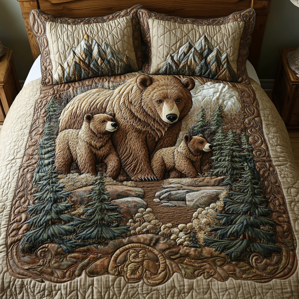 Silent Stalker Quilted Bedding Set Bedroom Decor Ideas Unique Gifts For Hunters