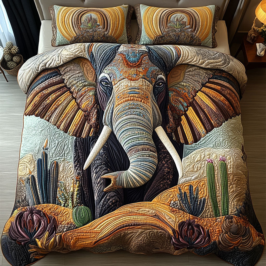 Silent Strength Quilted Bedding Set Duvet Cover Bed Sheet Set Cool Native American Presents