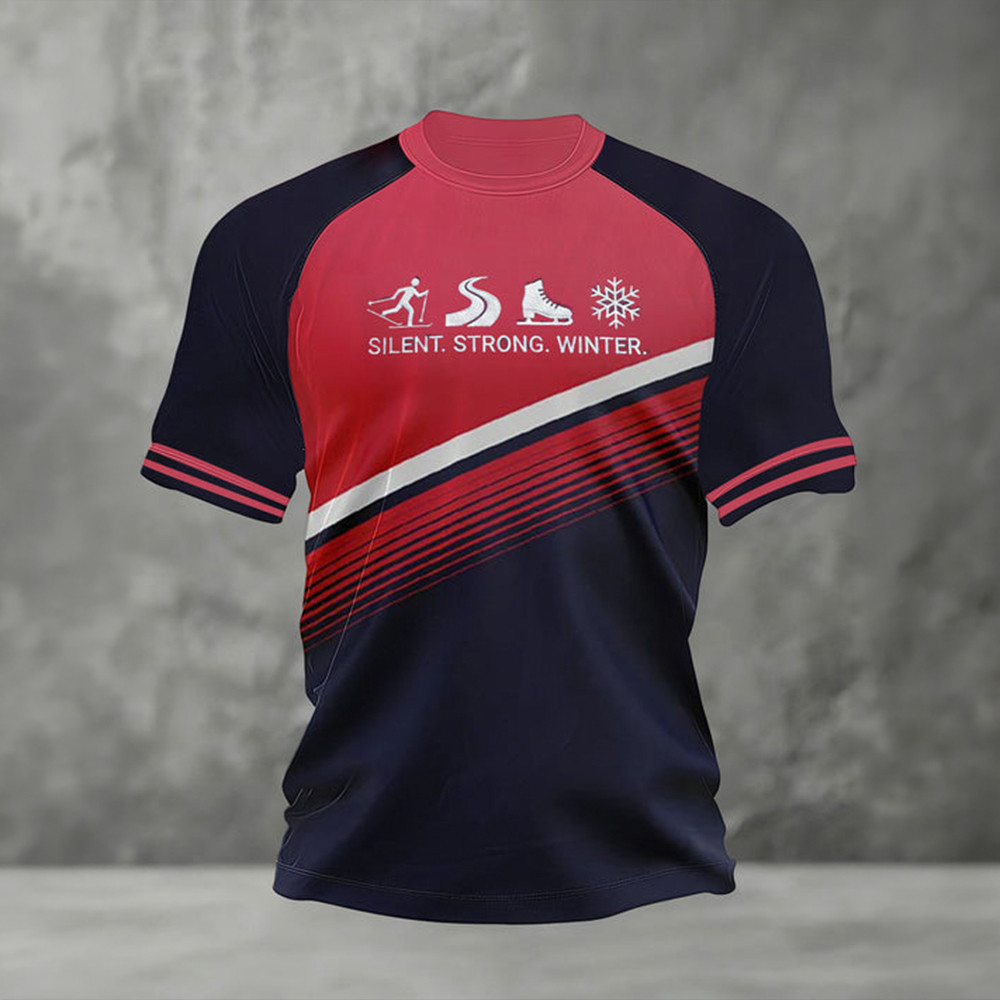 Silent Strong Winter Team USA 2026 T-Shirt Winter Olympic 2026 Clothes Fan Gift Ideas