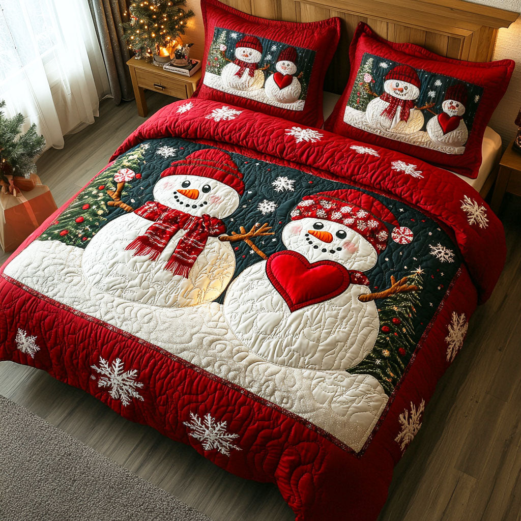 Silent Winter Quilted Bedding Set Best Holiday Duvet Covers Christmas Gift Ideas For Mom