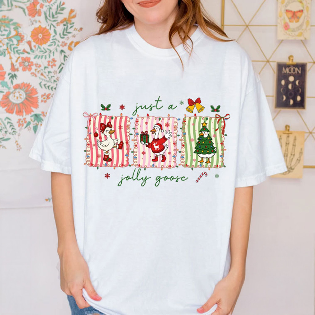 Silly Goose Christmas Cute Snowman Santa T-Shirt Christmas Gifts For Wife Silly Goose Christmas Cute Snowman Santa T-Shirt Christmas Gifts For Wife