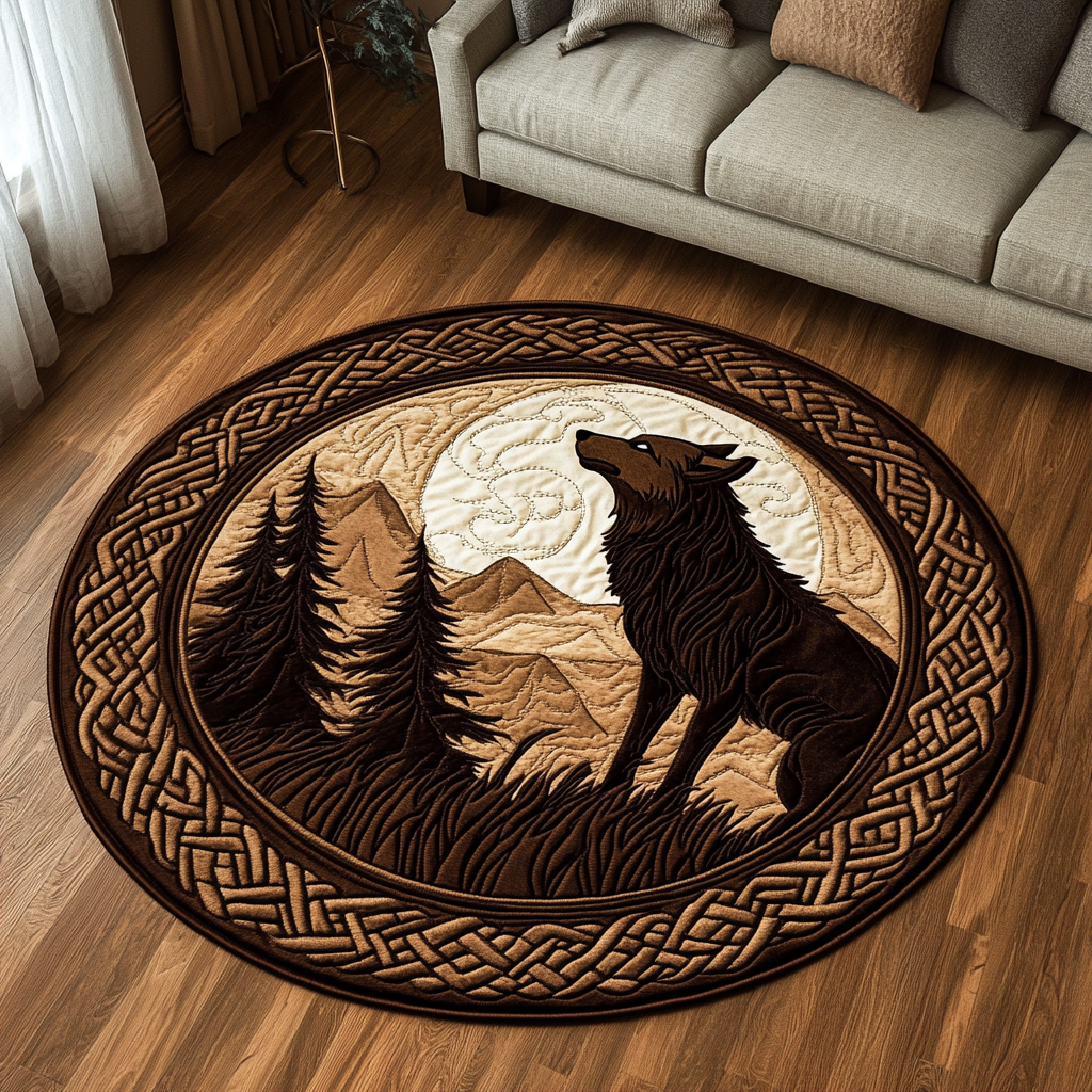 Silver Prowl Quilted Round Mat Home Front Door Design Best Grandma Christmas Presents