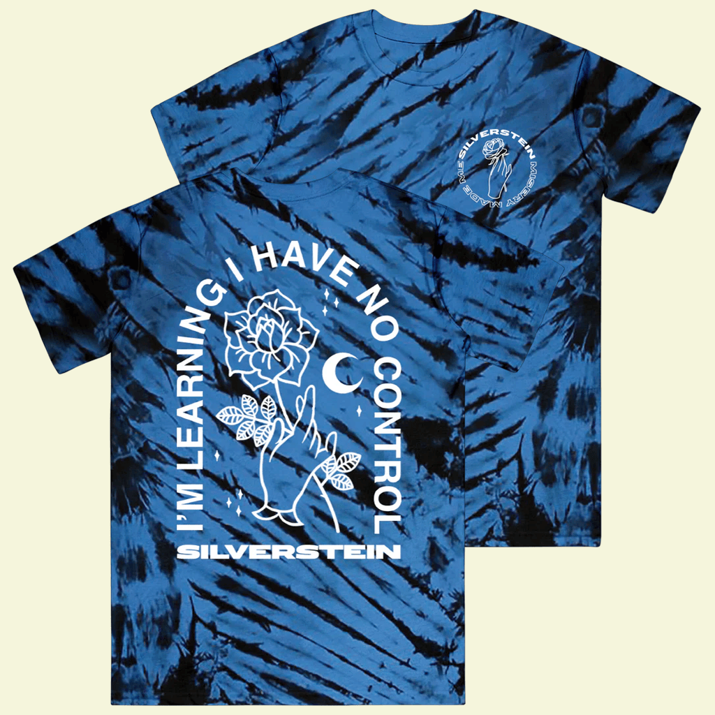 Silverstein Merch I'm Learning I Have No Control Blue Dye T-Shirt Present For Husband
