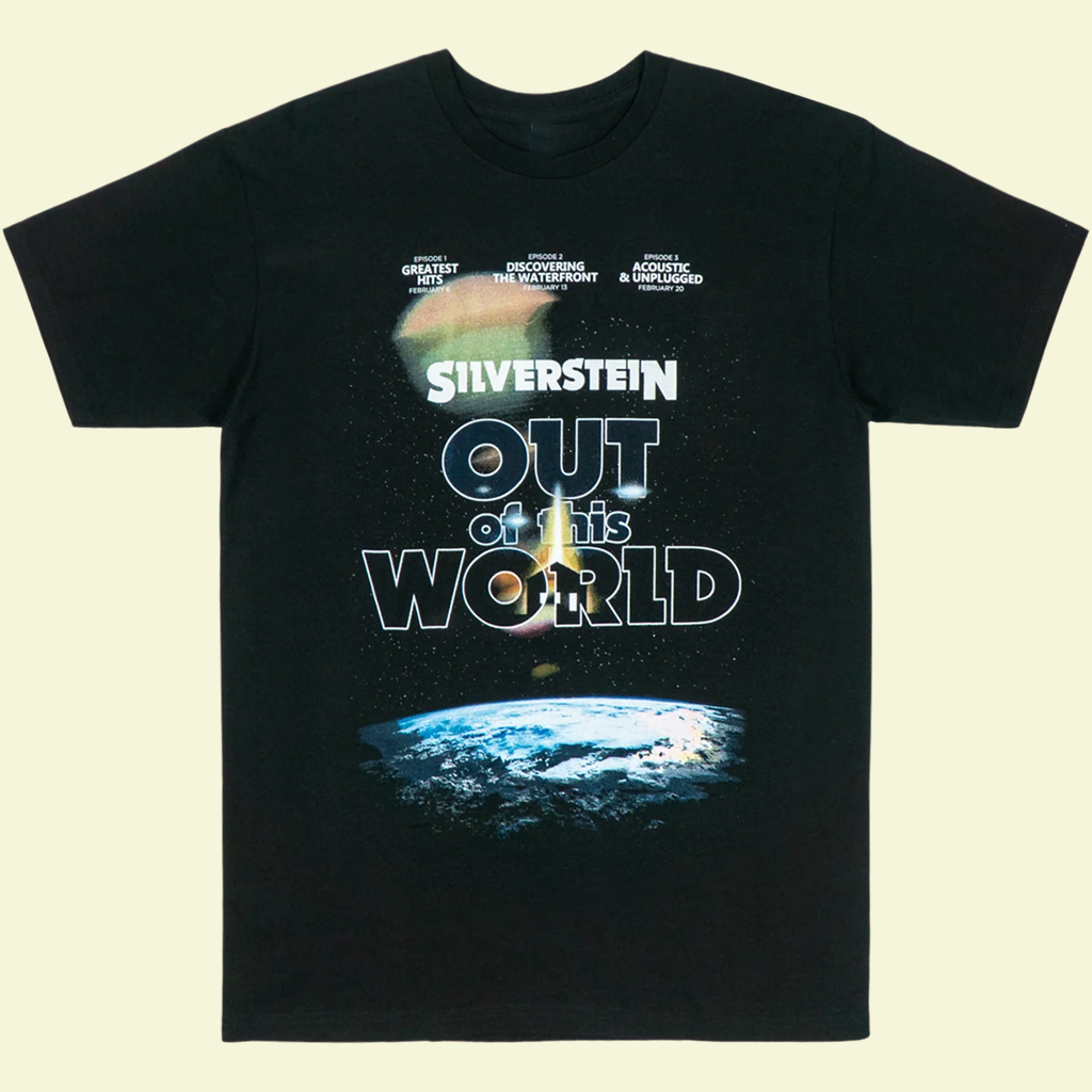 Silverstein Merch Out Of This World Event T-Shirt Birthday Gifts For Brother
