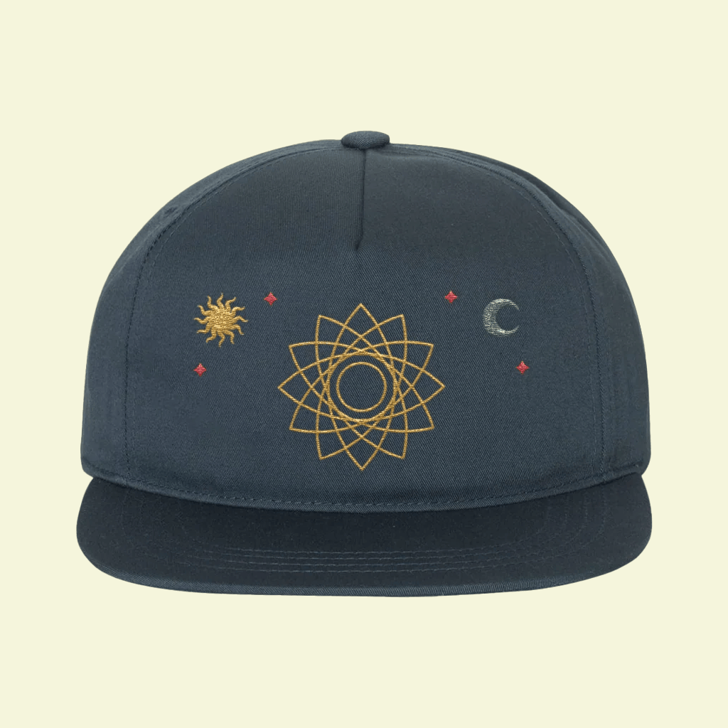 Silverstein Merch Pink Moon Embroidered Snapback Hat Gifts For Music Fans