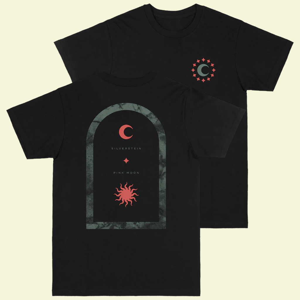 Silverstein Merch Pink Moon T-Shirt Gifts For Music Fans