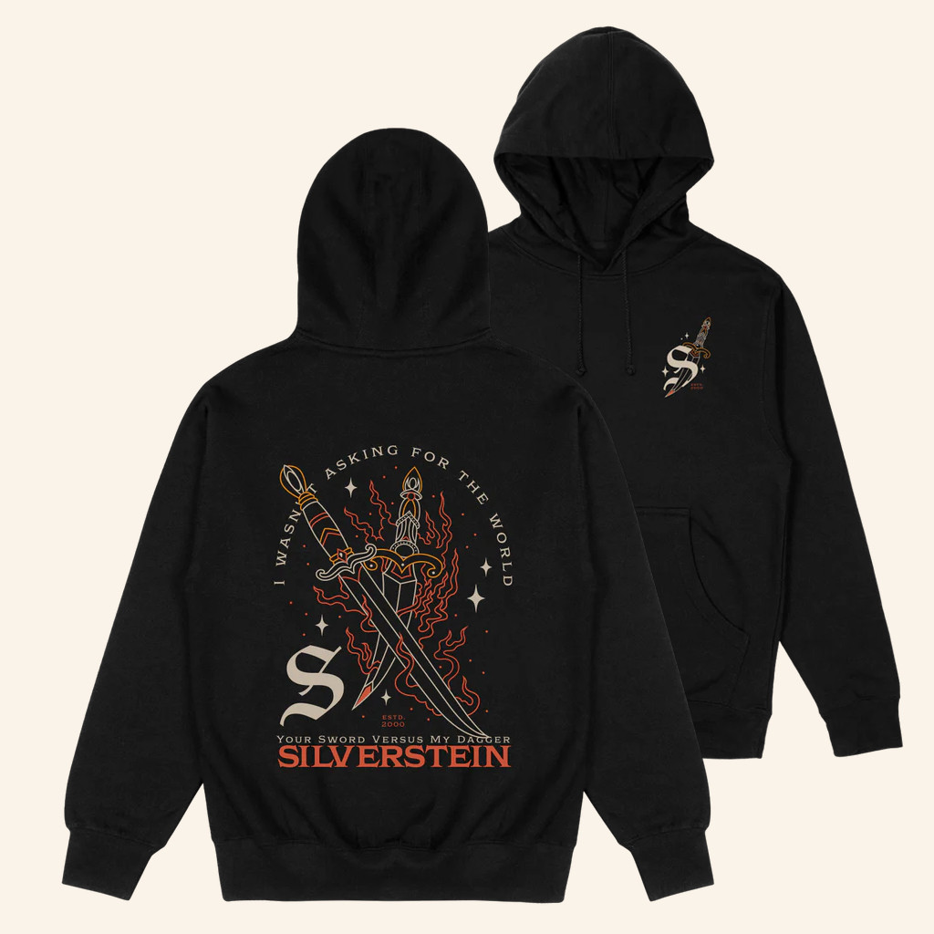 Silverstein Merch Your Sword Versus My Dagger Silverstein Hoodie Gift Ideas For Son