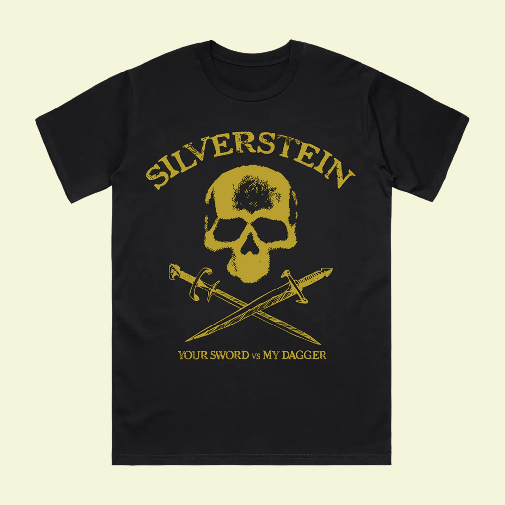 Silverstein Merch Your Sword Vs My Dagger Throwback T-Shirt Gifts For Band Fans