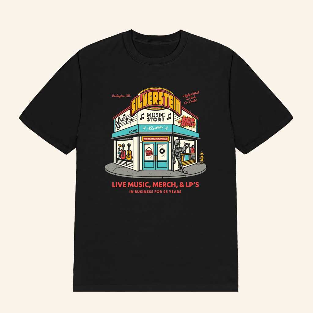 Silverstein Music Merch Black Silverstein Music T-Shirt Gifts For Fans Silverstein Music Merch Black Silverstein Music T-Shirt Gifts For Fans