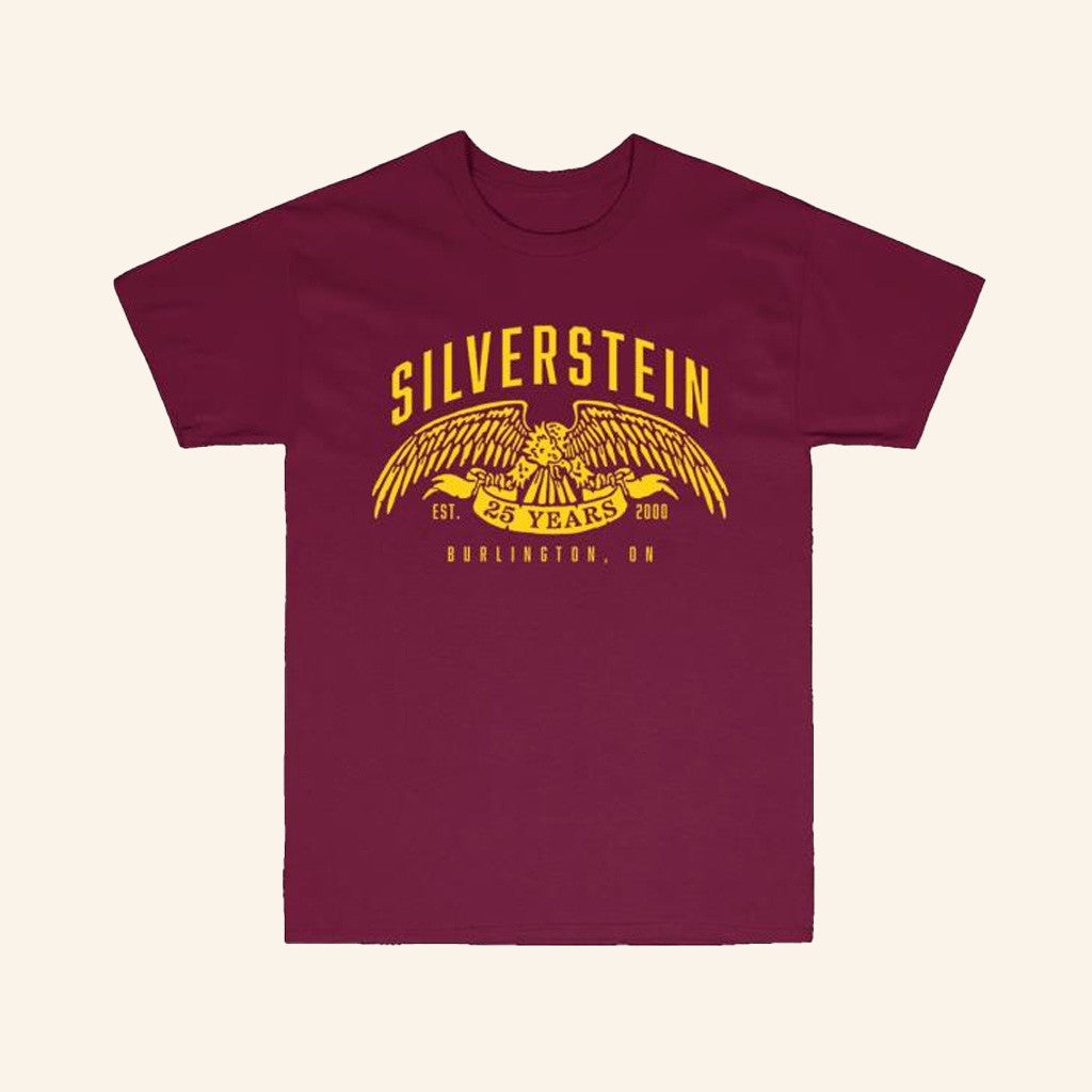 Silverstein Music Merch Eagle Maroon Shirt Best Gifts For Music Lovers Silverstein Music Merch Eagle Maroon Shirt Best Gifts For Music Lovers