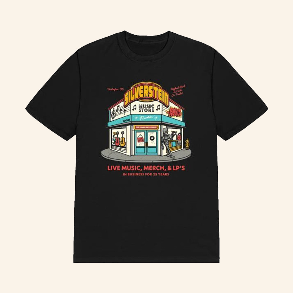 Silverstein Music Merch Music Store T-Shirt Gift Ideas For Music Lovers