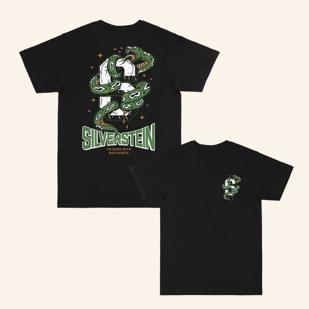 Silverstein Music Merch Snake T-Shirt Gifts For Son Silverstein Music Merch Snake T-Shirt Gifts For Son