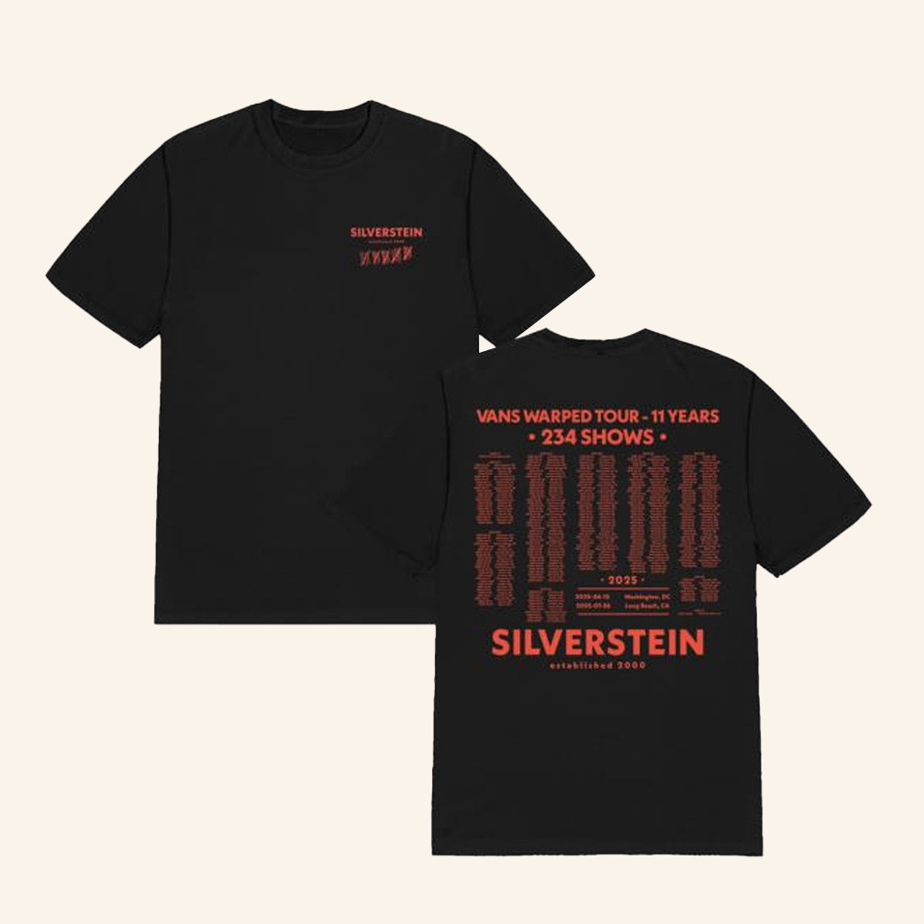 Silverstein Music Merch Warped Tour 11 Years Shirt Unique Gifts For Music Lovers Silverstein Music Merch Warped Tour 11 Years Shirt Unique Gifts For Music Lovers