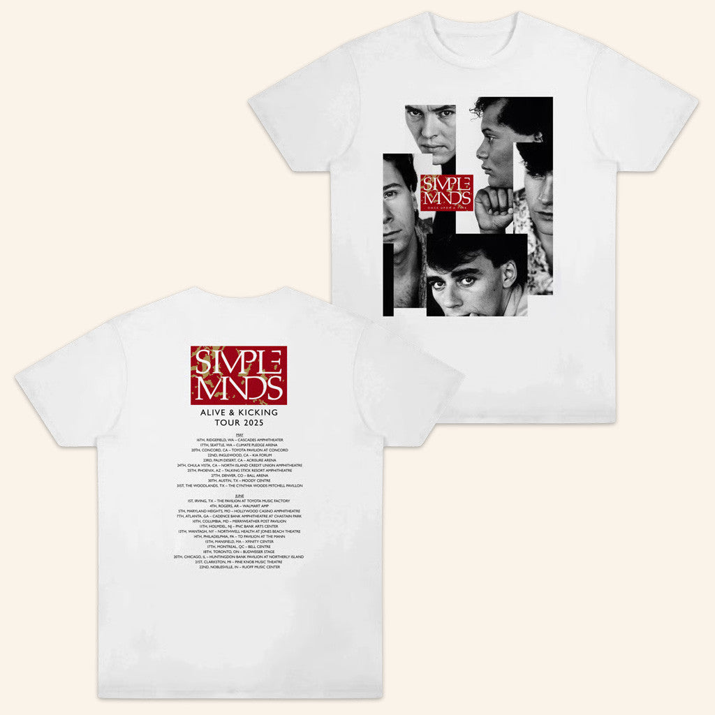 Simple Minds Merch Once Upon A Time Anniversary Itinerary T-Shirt Dad Gifts Simple Minds Merch Once Upon A Time Anniversary Itinerary T-Shirt Dad Gifts