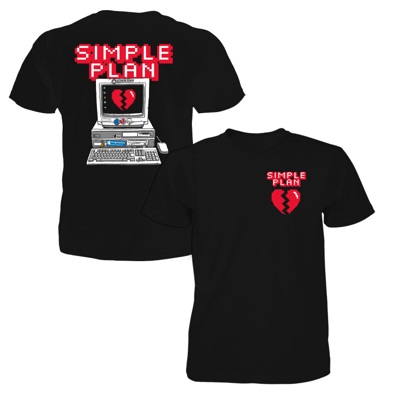 Simple Plan Merch 90's Computer T-shirt Best Gifts For Husband