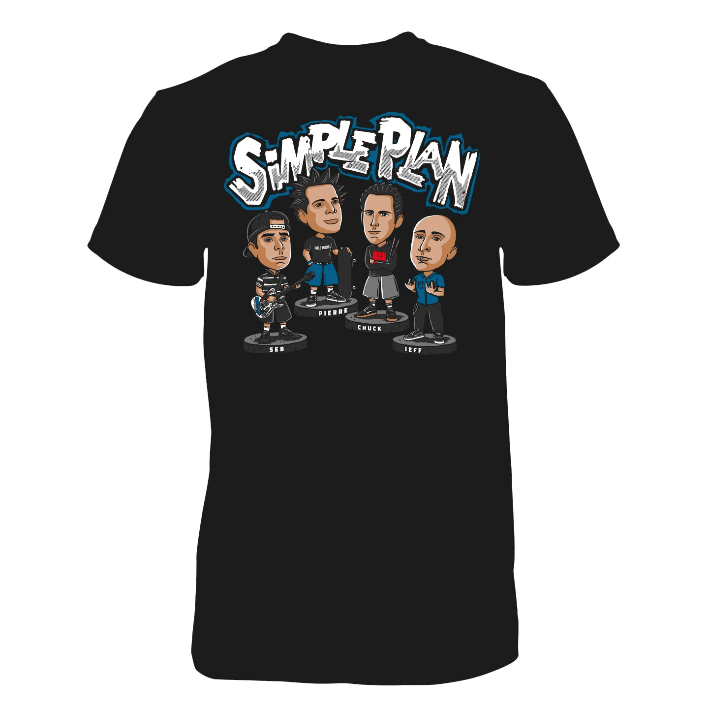 Simple Plan Merch Bobblehead T-Shirt Gift Ideas For Dad Simple Plan Merch Bobblehead T-Shirt Gift Ideas For Dad