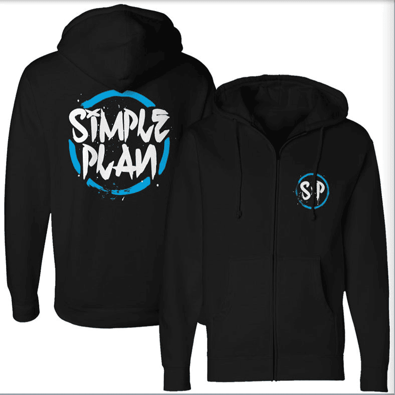 Simple Plan Merch Circle Splat Logo Hoodie Unique Gifts For Husband Simple Plan Merch Circle Splat Logo Hoodie Unique Gifts For Husband