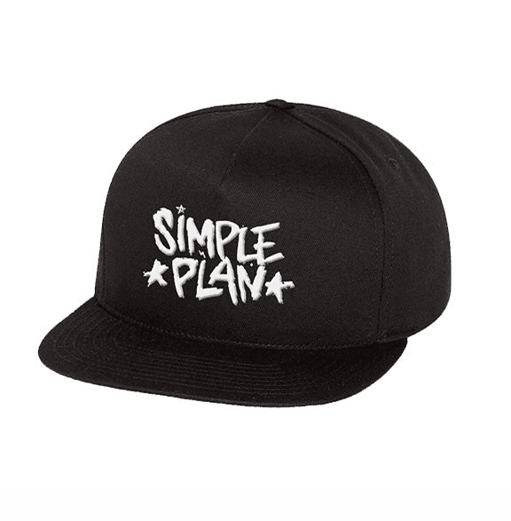 Simple Plan Merch Crazy Logo OSFA Snapback Hat Present For Husband Simple Plan Merch Crazy Logo OSFA Snapback Hat Present For Husband