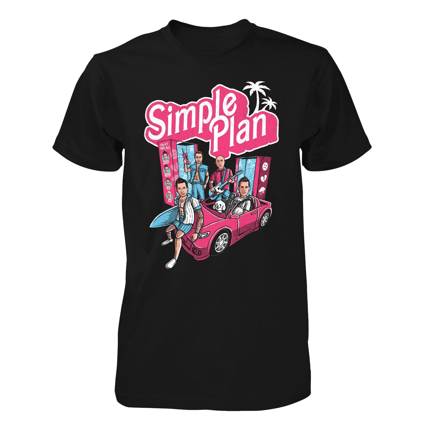 Simple Plan Merch Dolls And Car T-Shirt Present For Wife