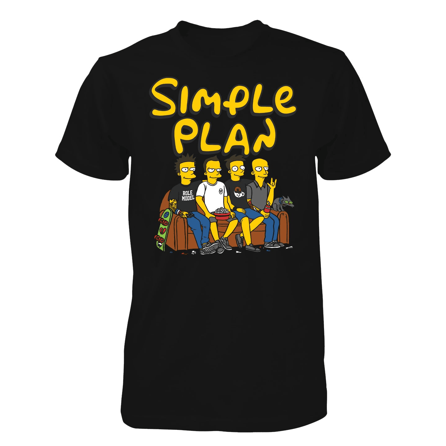 Simple Plan Merch Simpson T-Shirt Gifts For Friends