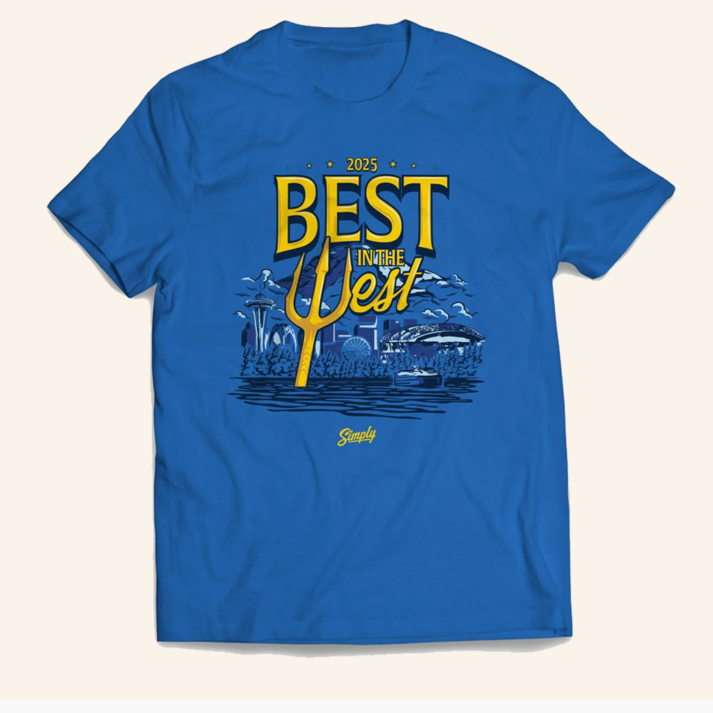 Simply Seattle Merch Best In The West 2025 Seattle Baseball T-Shirt Gifts For Him Simply Seattle Merch Best In The West 2025 Seattle Baseball T-Shirt Gifts For Him