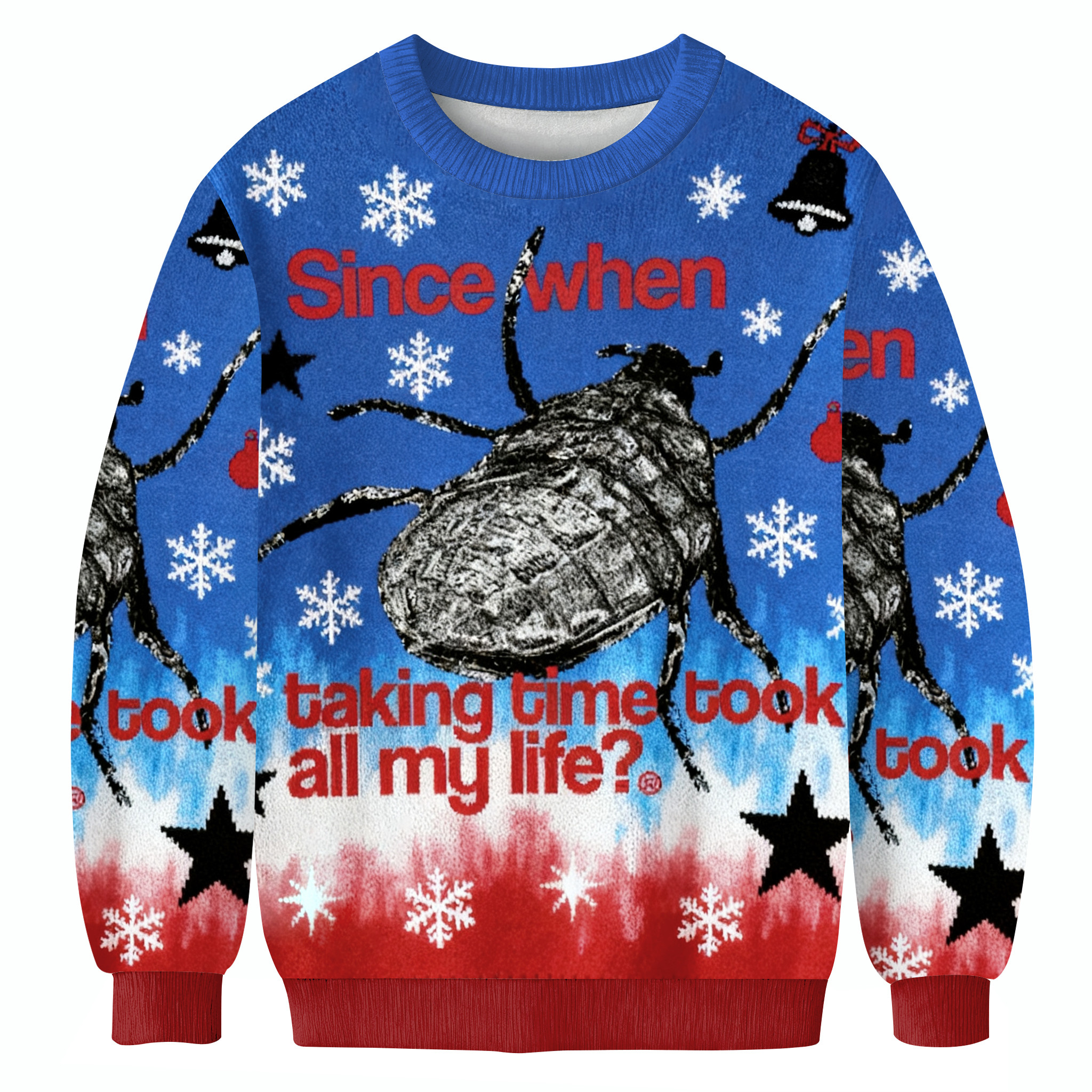 Since When Taking Time Took All My Life Beetle Christmas Ugly Sweater Winter Outfits Xmas Gift Ideas