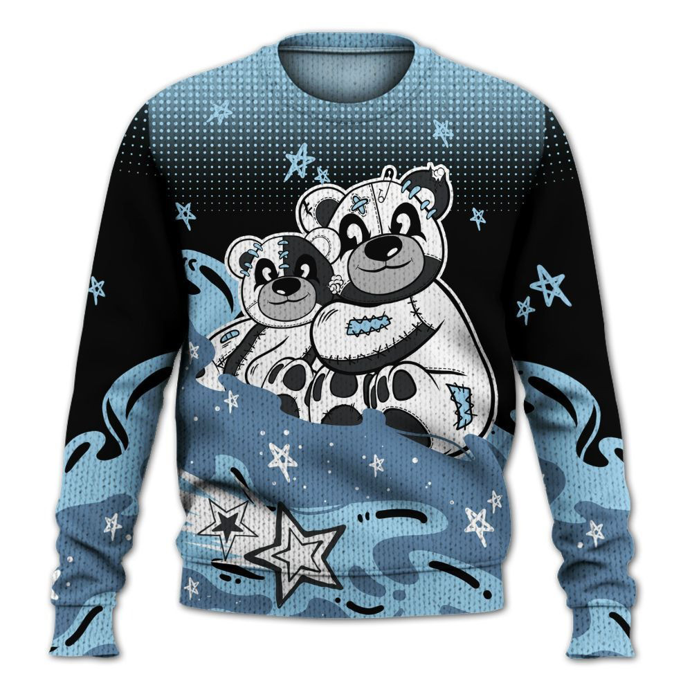 Sincere Fondness Bear Stars Knitted Sweater First Fathers Day Gift