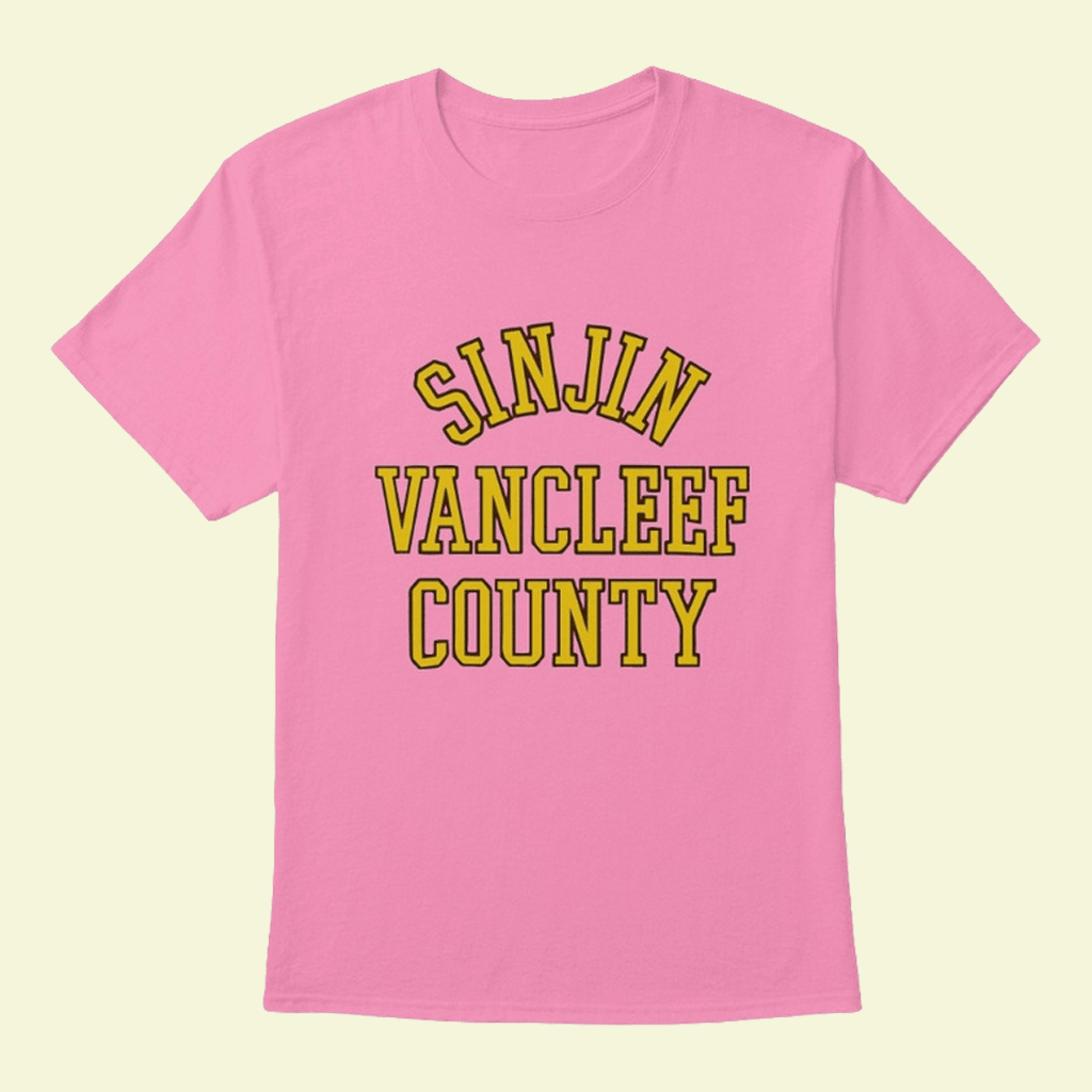Sinjin Drowning Merch Sinjin Vancleef County T-Shirt Birthday Gifts For Her
