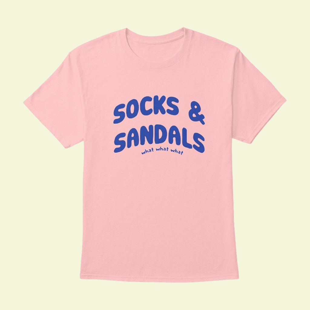 Sinjin Drowning Merch Socks And Sandals T-Shirt Birthday Gift For Her