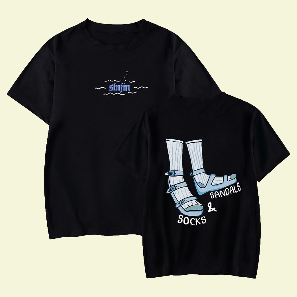 Sinjin Drowning Merch Socks And Sandals T-Shirt Sinjin Drowning Shirt Gifts For Friends