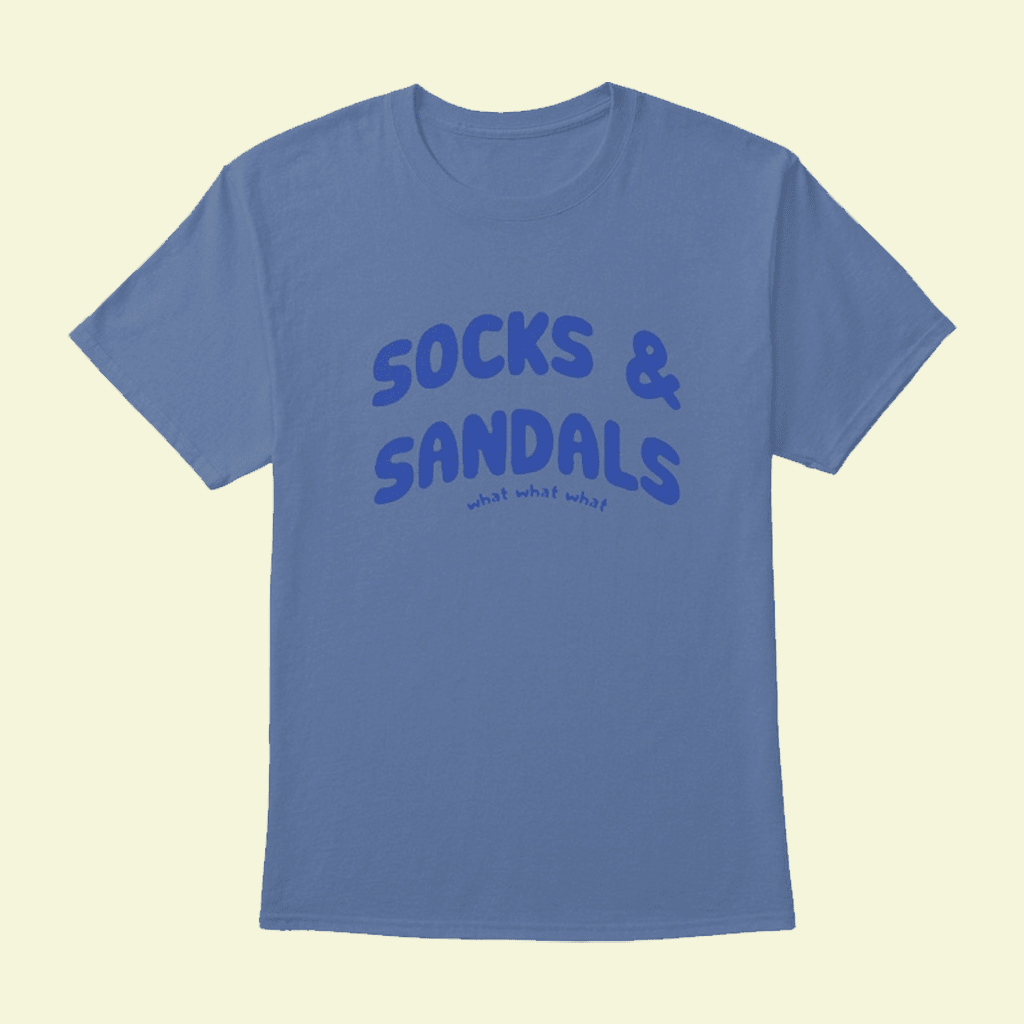 Sinjin Drowning Merch Socks And Sandals What What T-Shirt Presents For Boyfriend