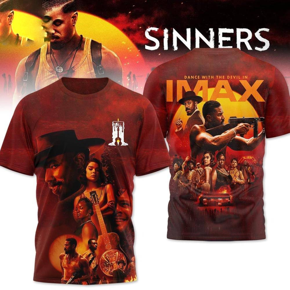Sinners Dance With The Devil In IMAX T-Shirt Gifts For Music Lovers