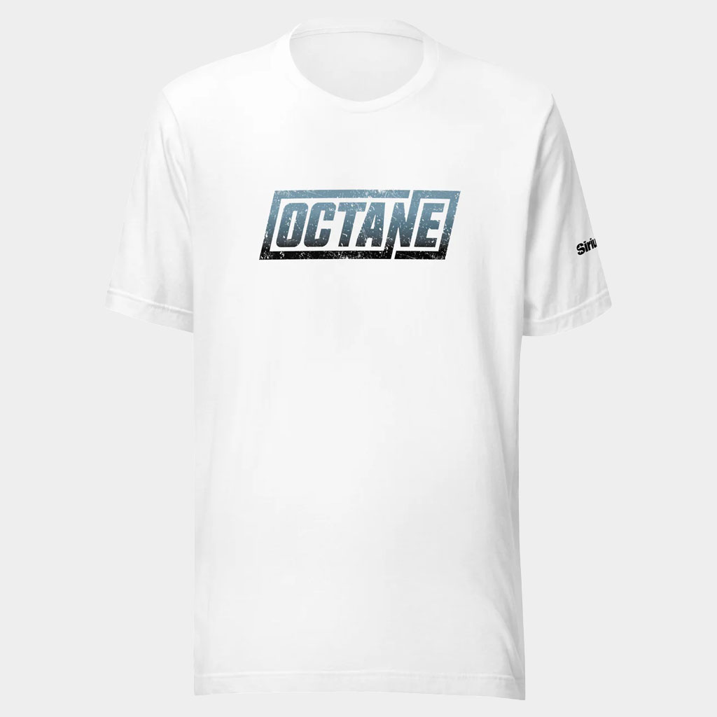 SiriusXM Octane Merch Octane Blue Logo T-Shirt SiriusXM Merch Birthday Gift For Him
