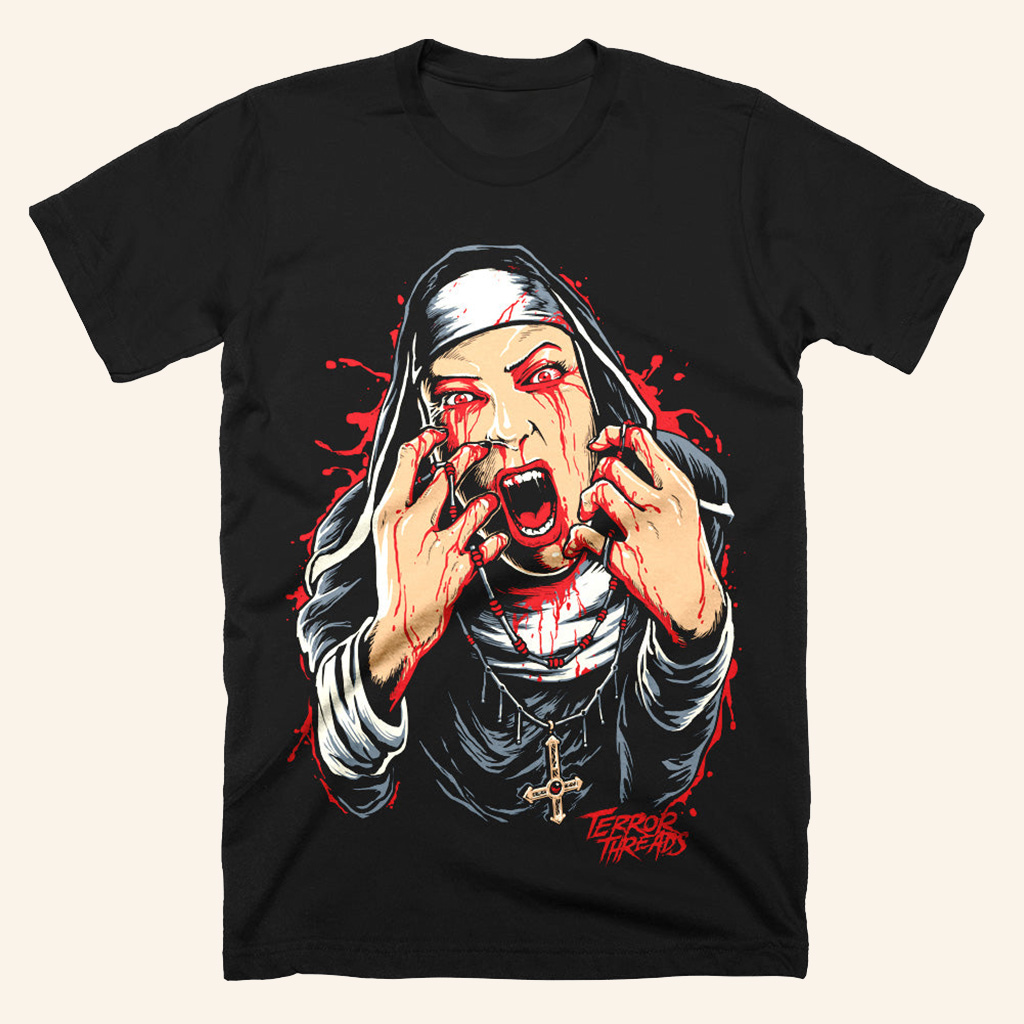 Sister Scary Mary T-Shirt Halloween Apparel Women's Gifts For Mother Sister Scary Mary T-Shirt Halloween Apparel Women's Gifts For Mother