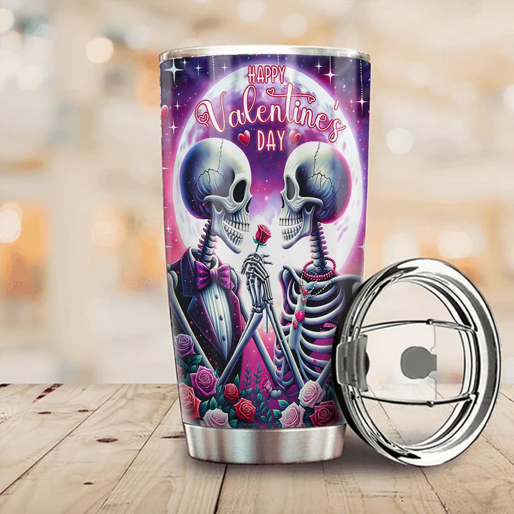 Skeleton Couple Happy Valentine's Day Tumbler Top 10 Valentine Gifts For Girlfriend Skeleton Couple Happy Valentine's Day Tumbler Top 10 Valentine Gifts For Girlfriend