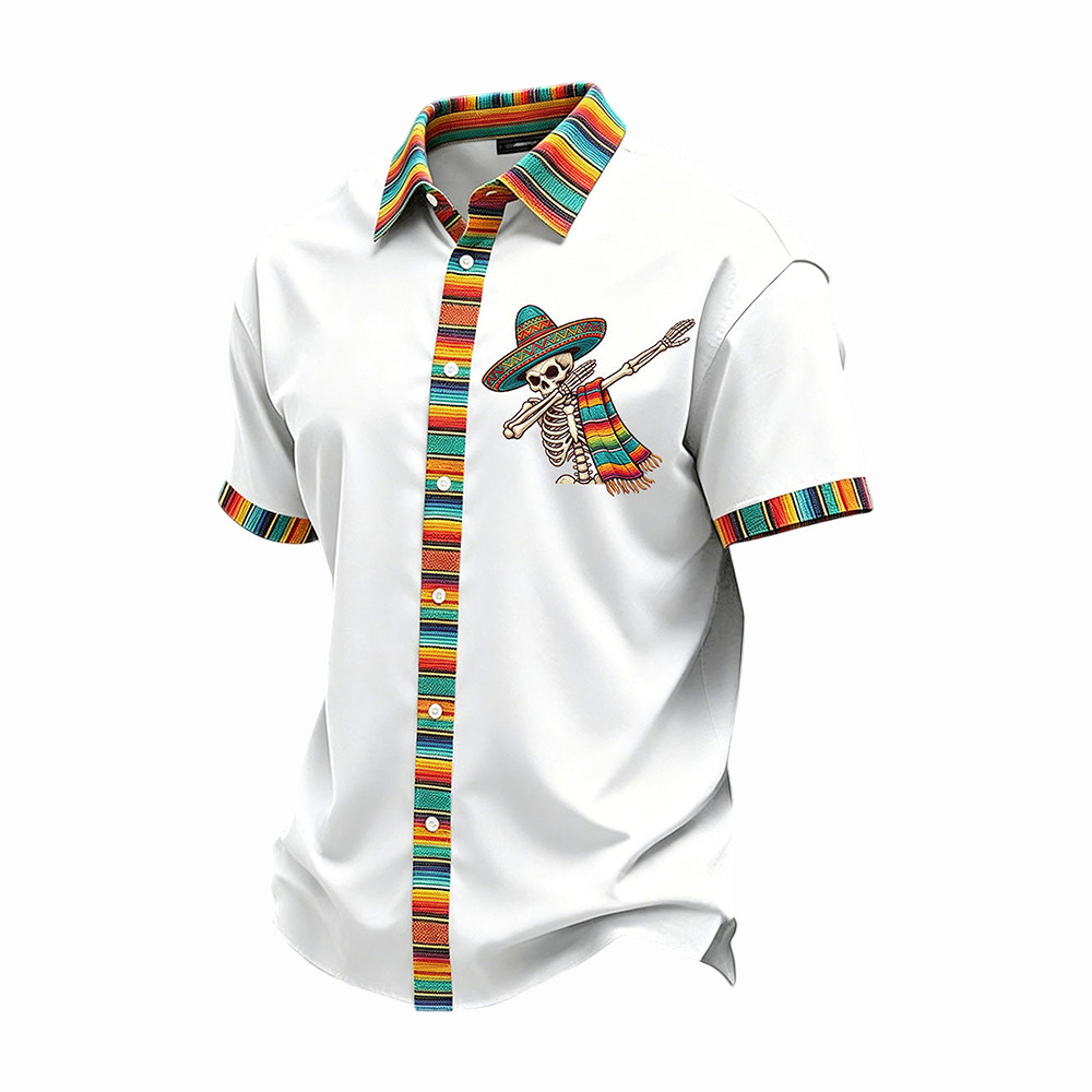 Skeleton Dab Cinco De Mayo T-Shirt Fiesta Clothing Mexican Themed Gift Ideas