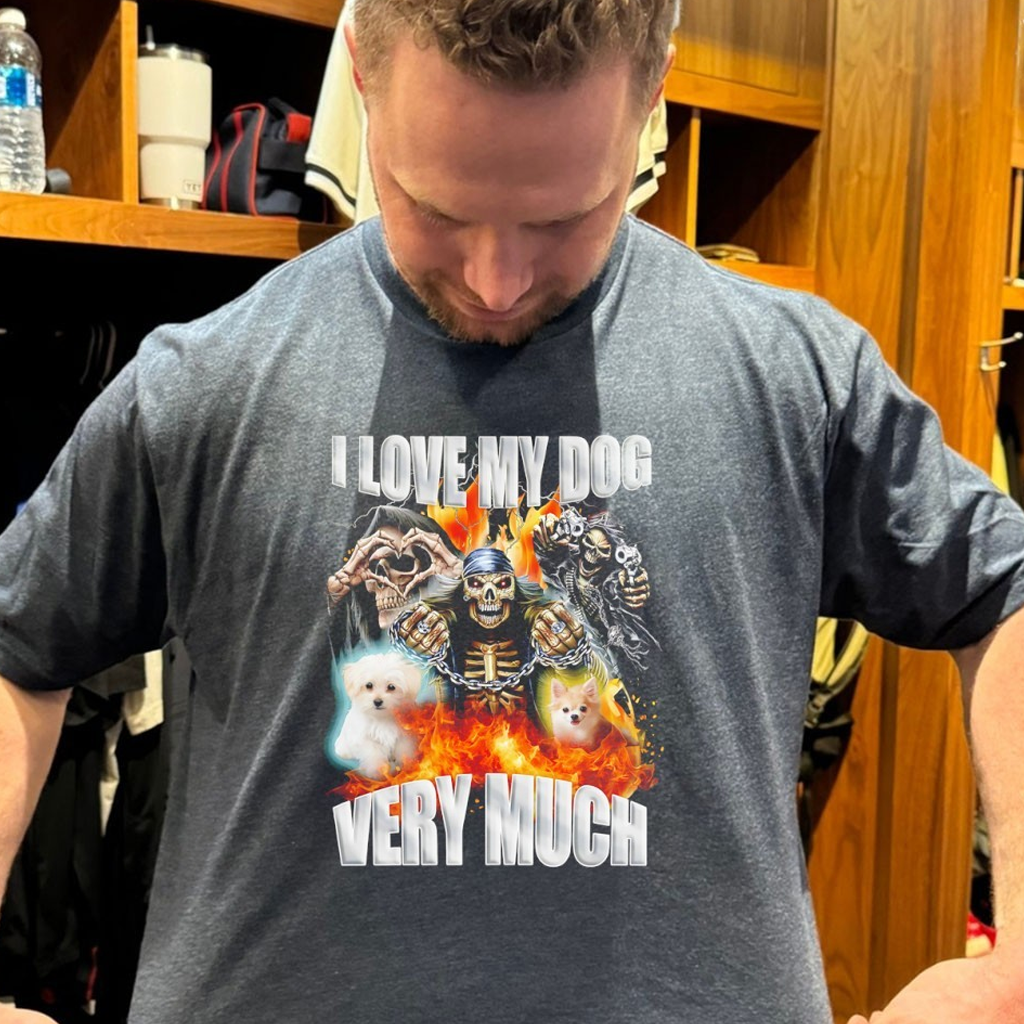 Skeleton I Love My Dog Very Much Shirt Birthday Present For Brother Skeleton I Love My Dog Very Much Shirt Birthday Present For Brother