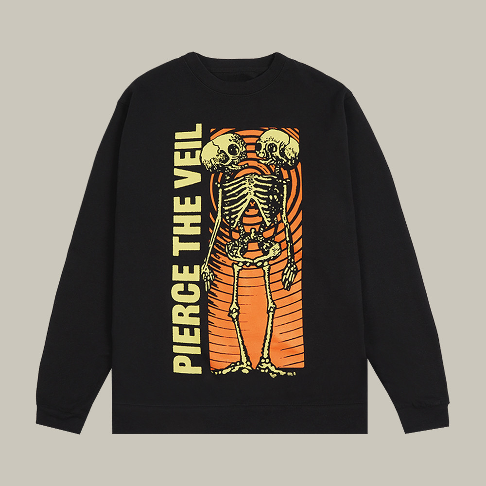 Skeleton Pierce The Veil Sweatshirt Pierce The Veil Clothing Rock Music Lover Gift For Mom