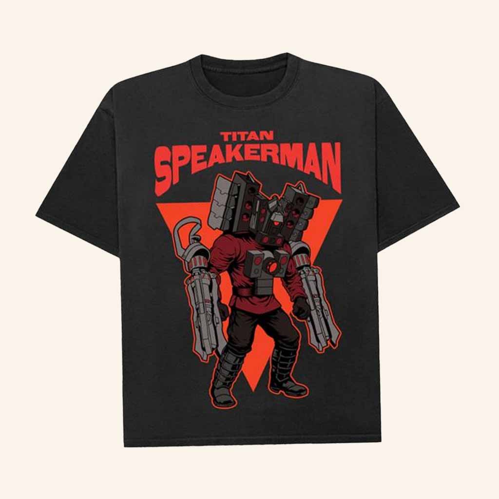 Skibidi Toilet Merch Titan Spearkerman Illustration Shirt Birthday Gifts For Boyfriend Skibidi Toilet Merch Titan Spearkerman Illustration Shirt Birthday Gifts For Boyfriend