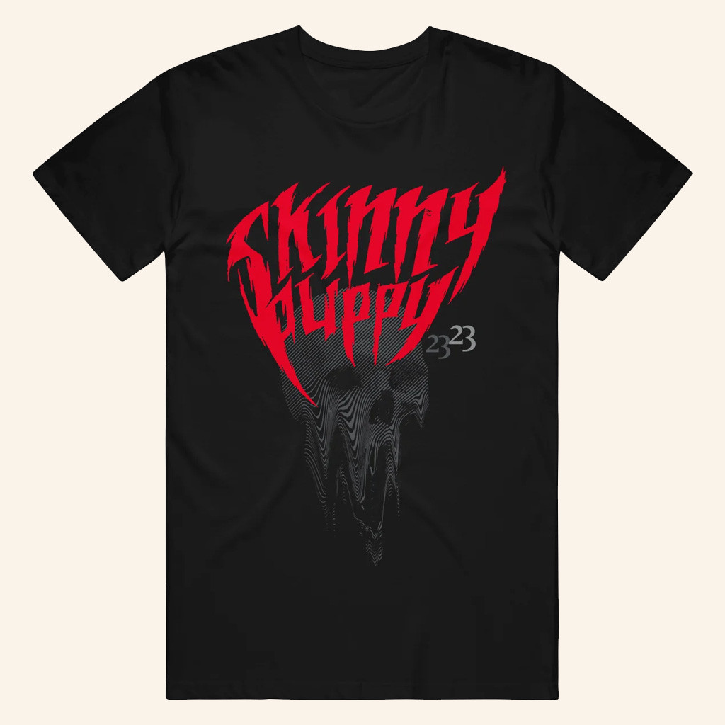 Skinny Puppy Merch Drip Skull Shirt Gifts For Music Enthusiasts