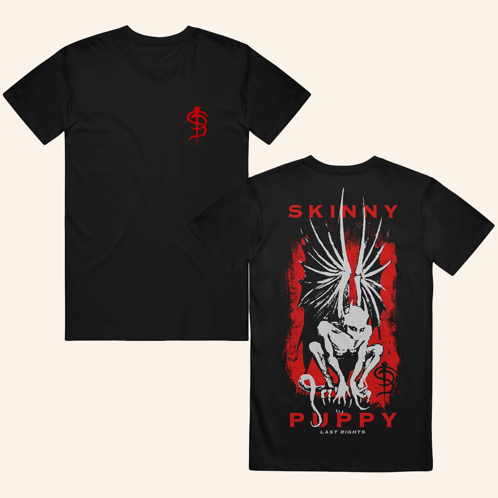 Skinny Puppy Merch Gargoyle Shirt Music Lover Gifts For Him Skinny Puppy Merch Gargoyle Shirt Music Lover Gifts For Him