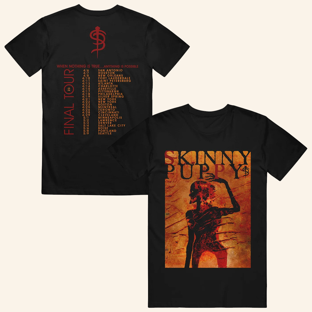 Skinny Puppy Merch Scorched Man Tour Shirt Best Gifts For Music Lovers Skinny Puppy Merch Scorched Man Tour Shirt Best Gifts For Music Lovers