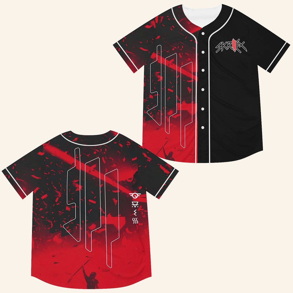Skrillex Jersey EDM Rave Jersey Skrillex Merch Presents For Music Lovers