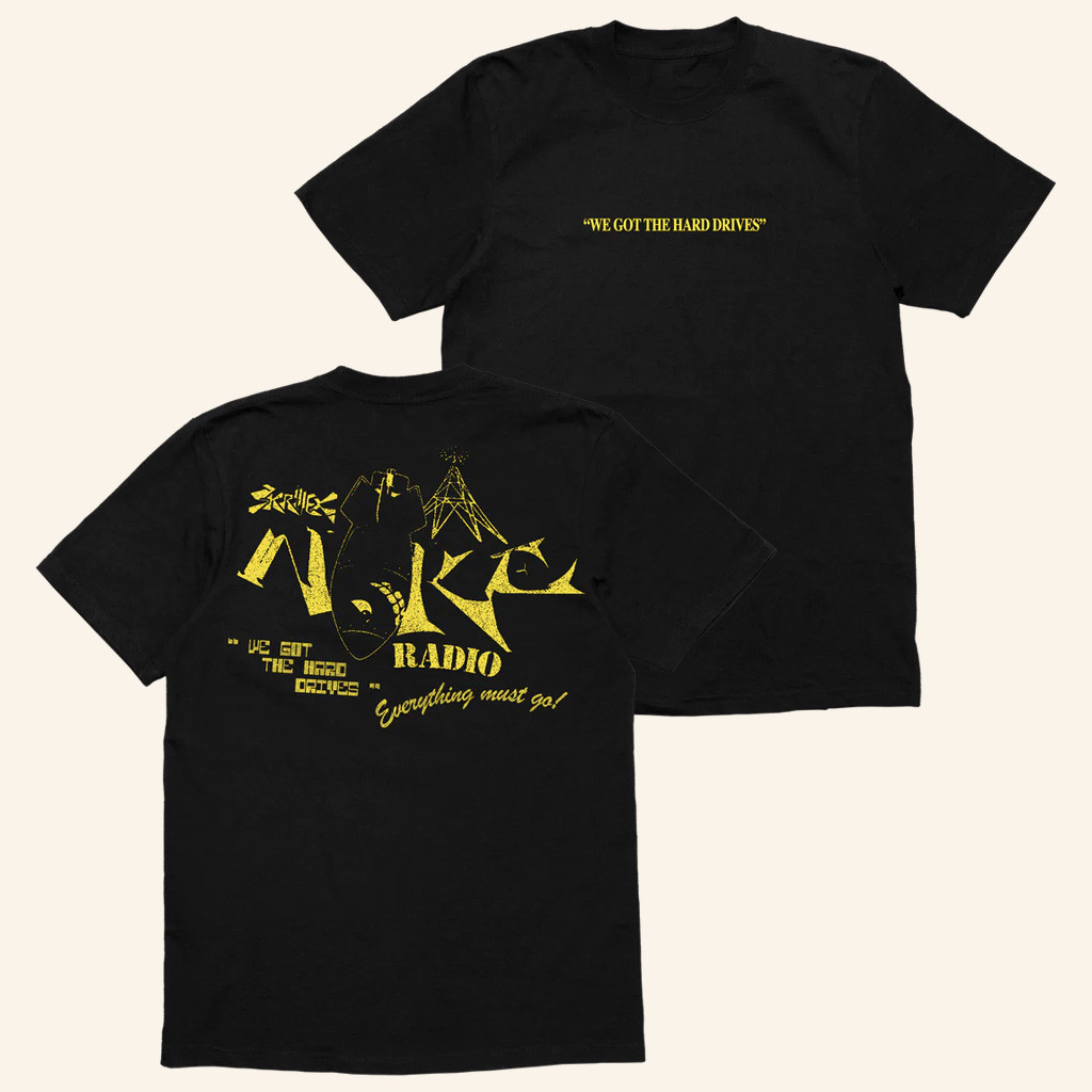 Skrillex Merch Everything Must Go T-Shirt We Got The Hard Drives Shirt Gifts For DJ Fans