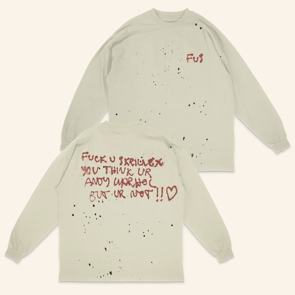 Skrillex Merch FUS Splatter Long Sleeve T-Shirt Best Gifts For DJ Lovers