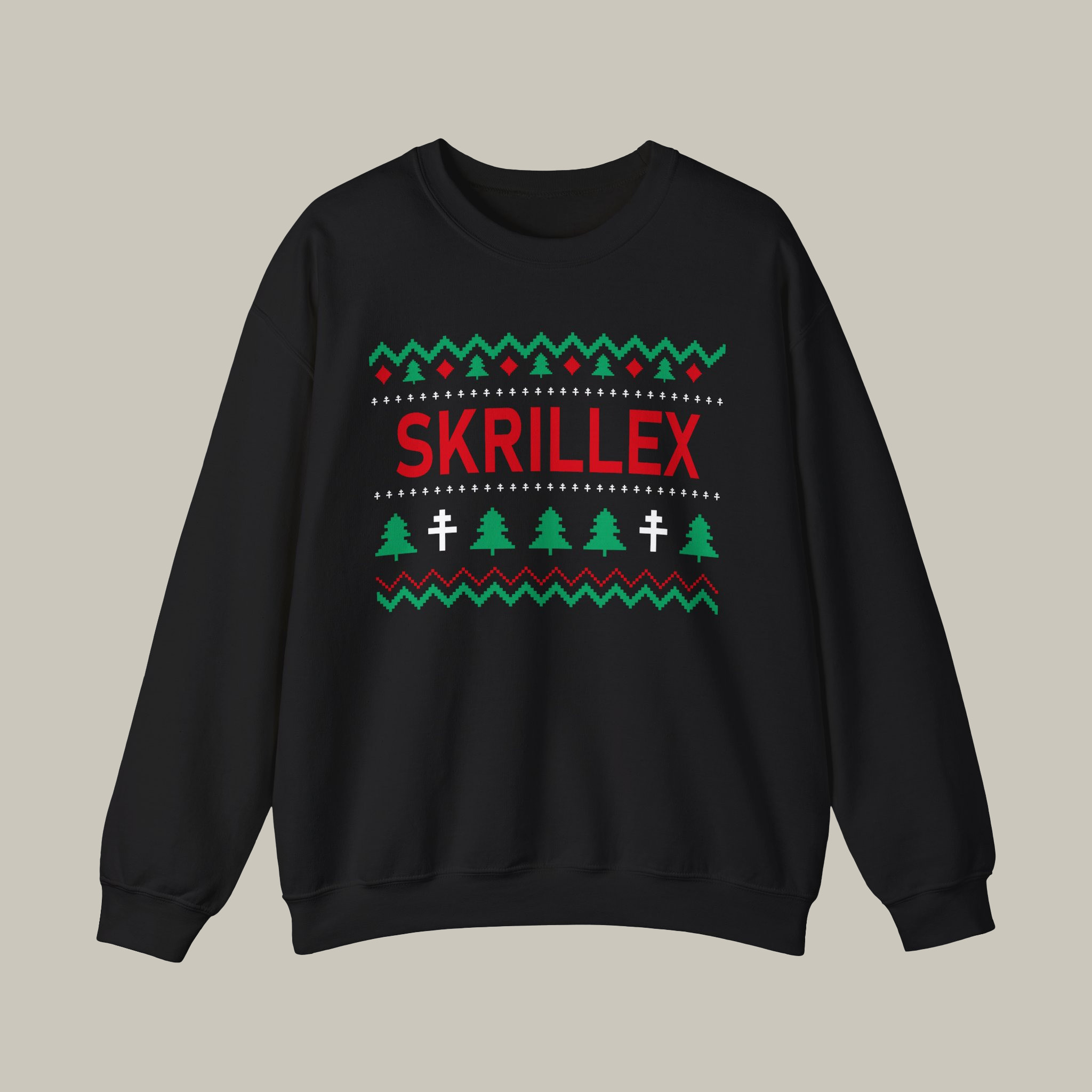 Skrillex Merch Ugly Christmas Sweater Festive Clothing Christmas Gifts For Skrillex Lovers