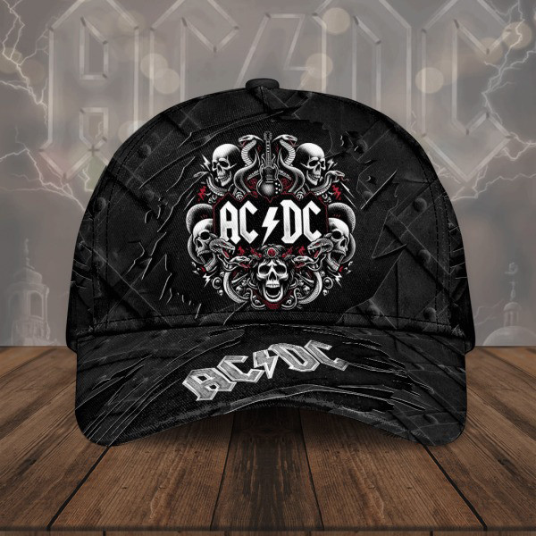Skull AC/DC Hat Gifts For Rock Band Fans