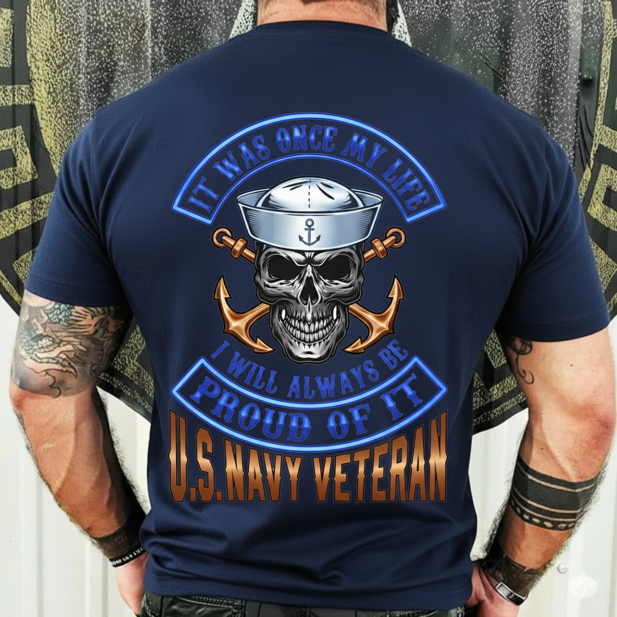 Skull Anchor U.S. Navy Veteran Shirt I Will Always Be Proud Of It Sailor Spirit Apparel Gifts