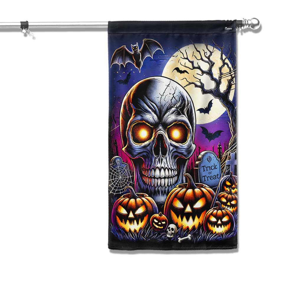 Skull Halloween Flag