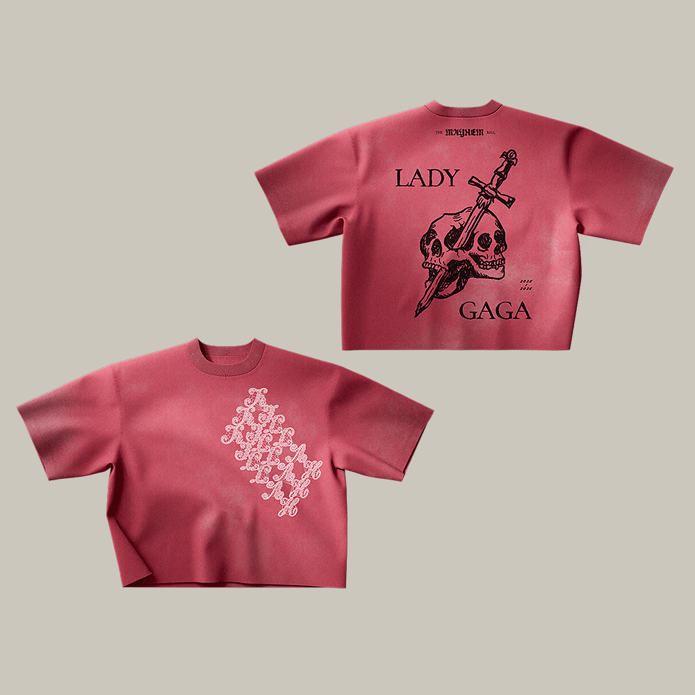 Skull Lady Gaga T-Shirt The Mayhem Ball Tour Lady Gaga Merch Cool Music Gift Idea